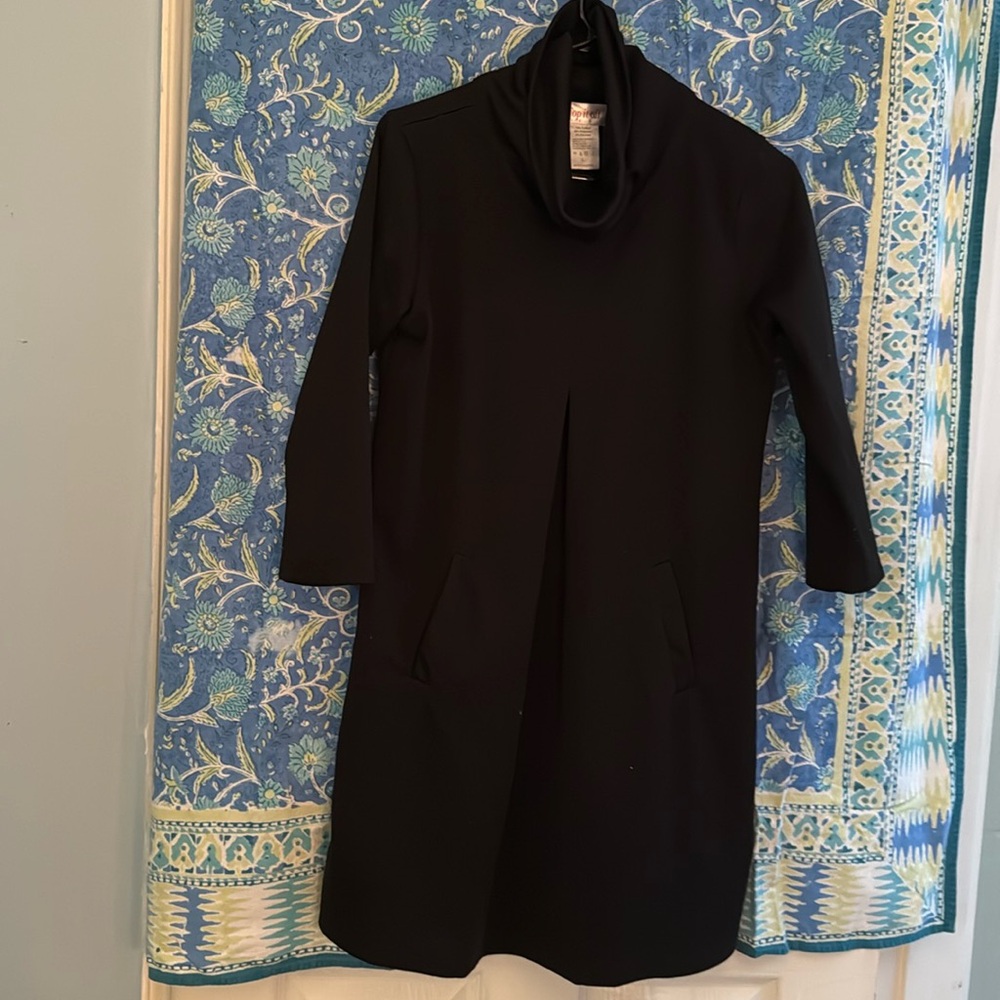 Cow neck dress